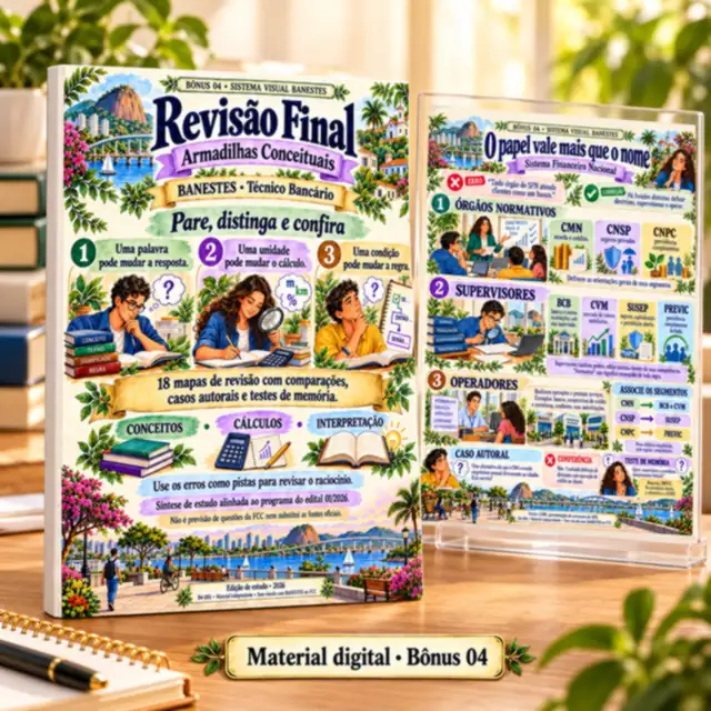 Mockup do bônus: Revisão final: armadilhas conceituais